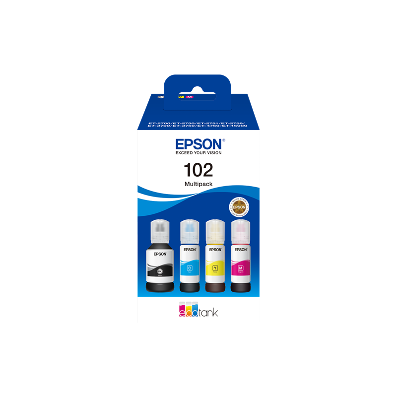 Epson 102 Multipack 4 Couleurs Original