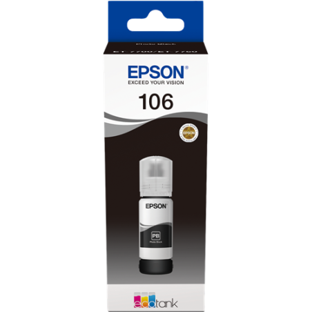 Epson 106 Cartouche Noir photo Originale 