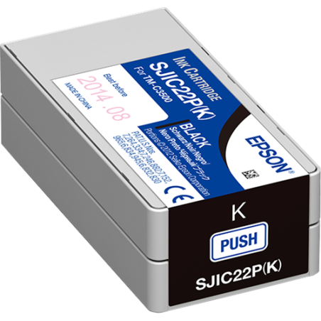 Epson SJIC22P-K Cartouche Noir Originale 