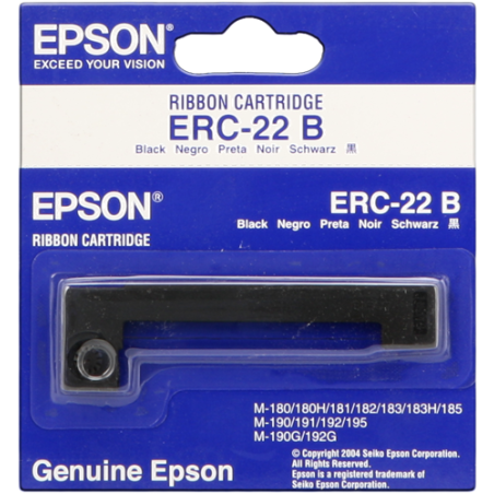 Epson ERC-22B Ruban Noir Original 