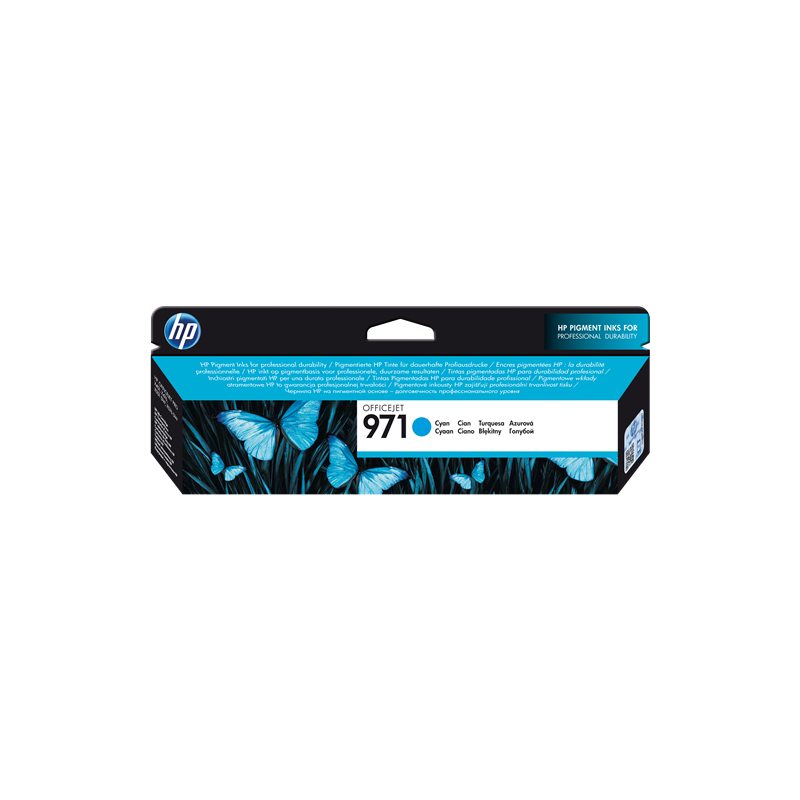 HP 971 Cartouche Cyan Originale