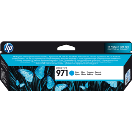 HP 971 Cartouche Cyan Originale 