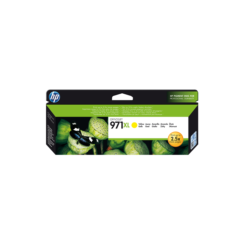 HP 971XL Cartouche Jaune Originale