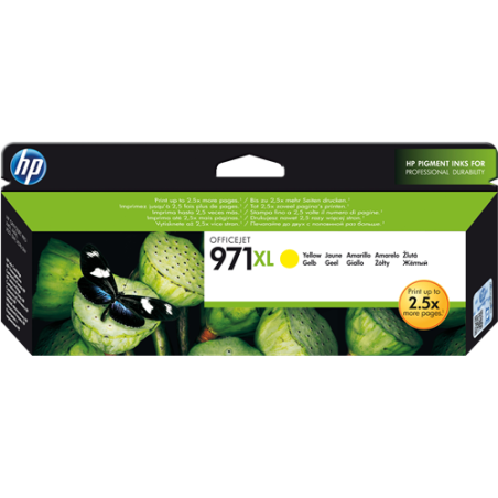 HP 971XL Cartouche Jaune Originale 