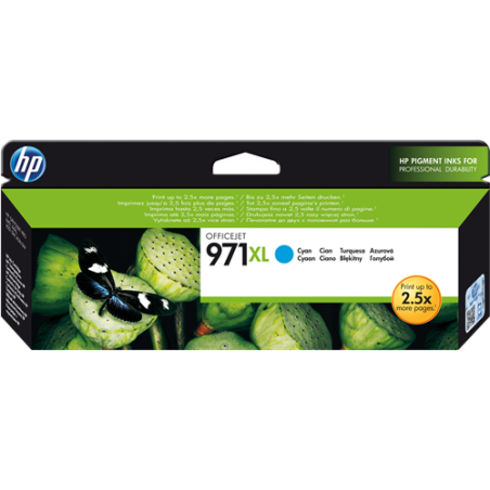 HP 971XL Cartouche Cyan Originale 