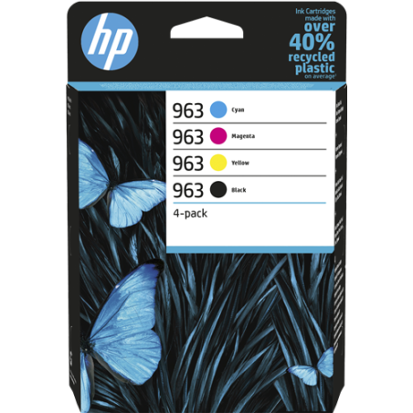 HP 963 Multipack 4 Couleurs Original 