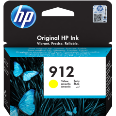 HP 912 Cartouche Jaune Originale 