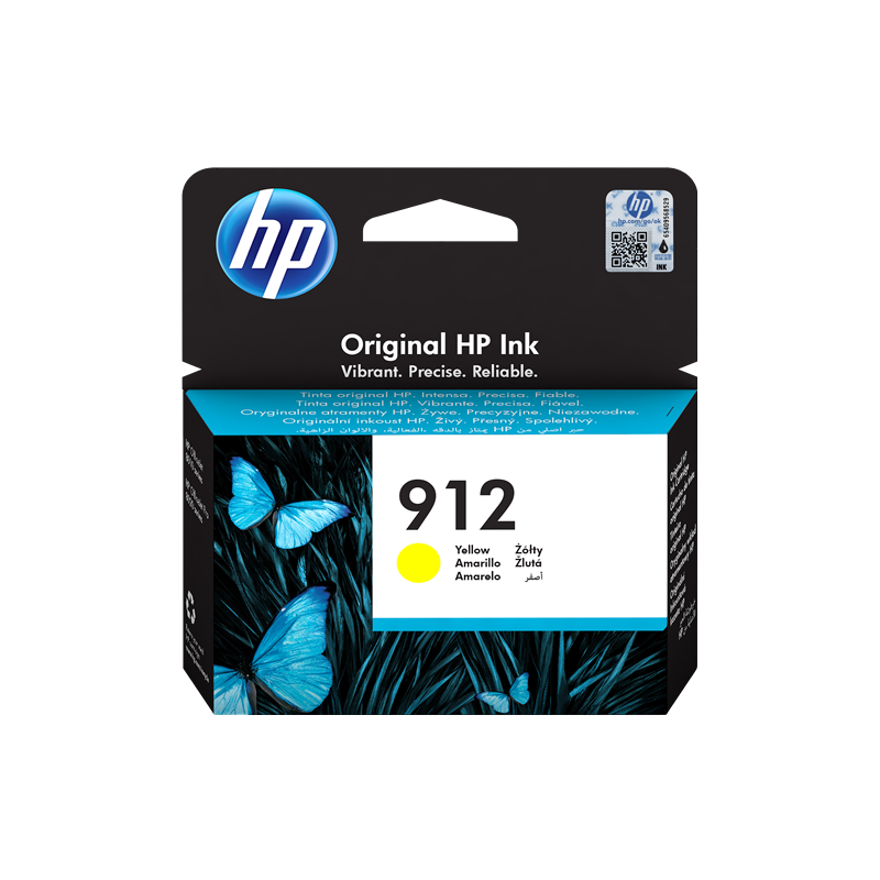HP 912 Cartouche Jaune Originale
