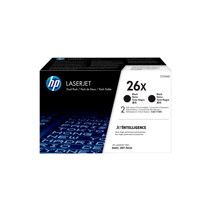 HP 26X Multipack Noir Original