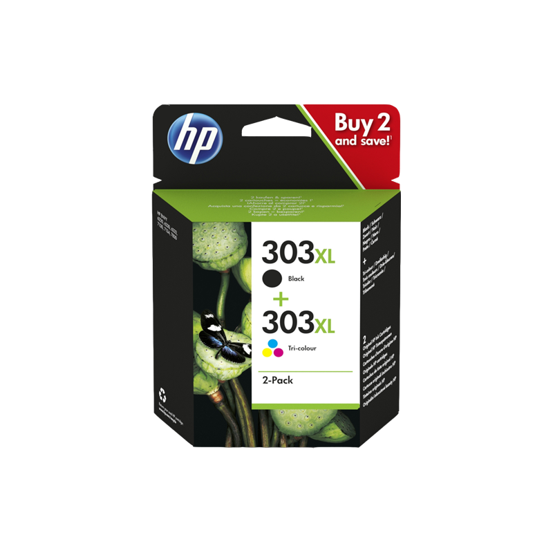HP 303XL Multipack 2 Cartouches Original