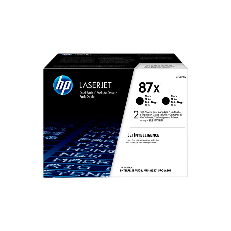 HP 87X Multipack Noir Original