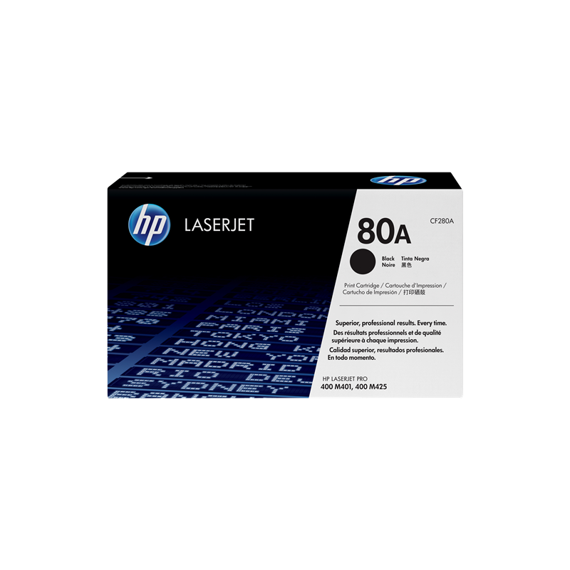 HP 80A Toner Noir Original (CF280A)
