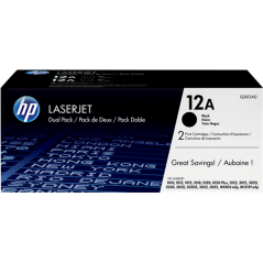 HP 12A Multipack Noir Original 