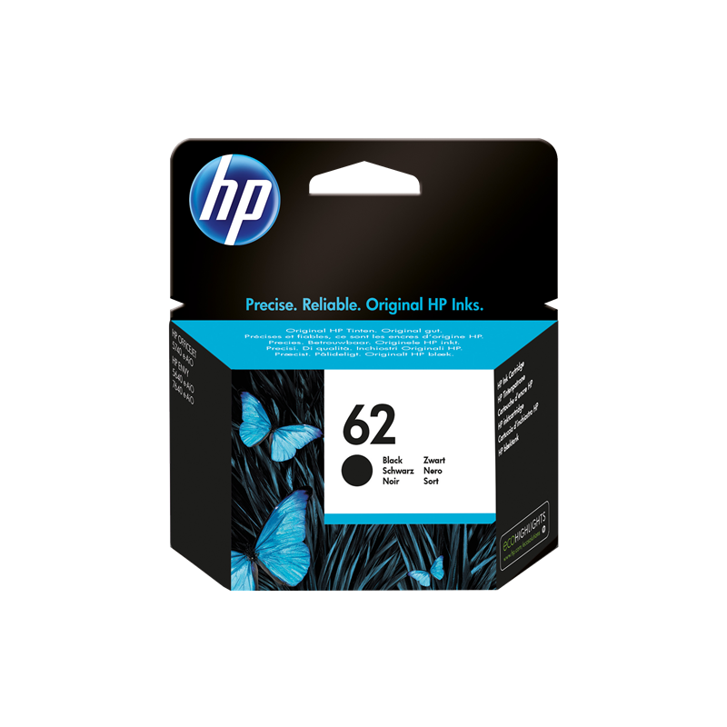 HP 62 Cartouche Noir Originale