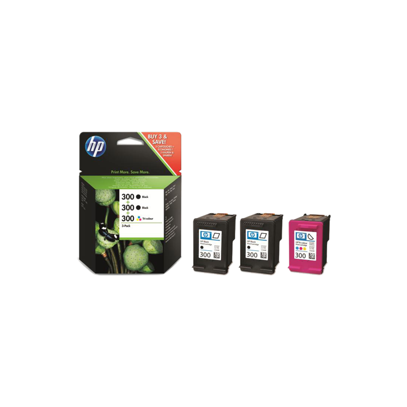 HP 300 Multipack 3 cartouches Original