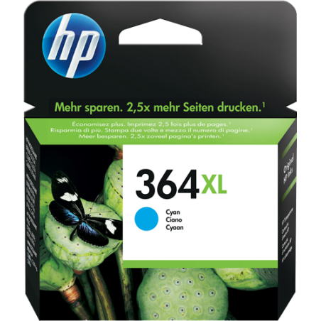 HP 364XL Cartouche Cyan Originale 