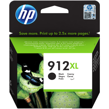 HP 912XL Cartouche Noir Originale 