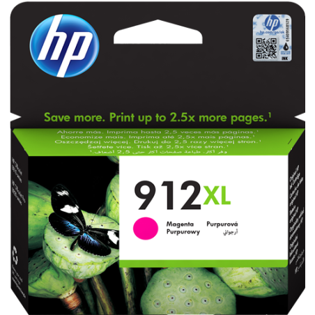 HP 912XL Cartouche Magenta Originale 