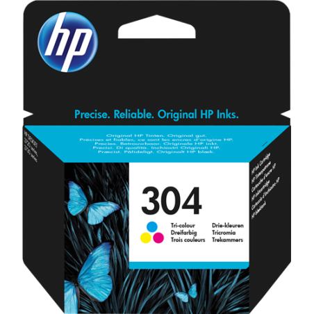 HP 304 Cartouche Couleur Originale 
