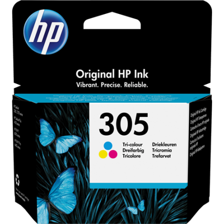HP 305 Cartouche Couleur Originale 