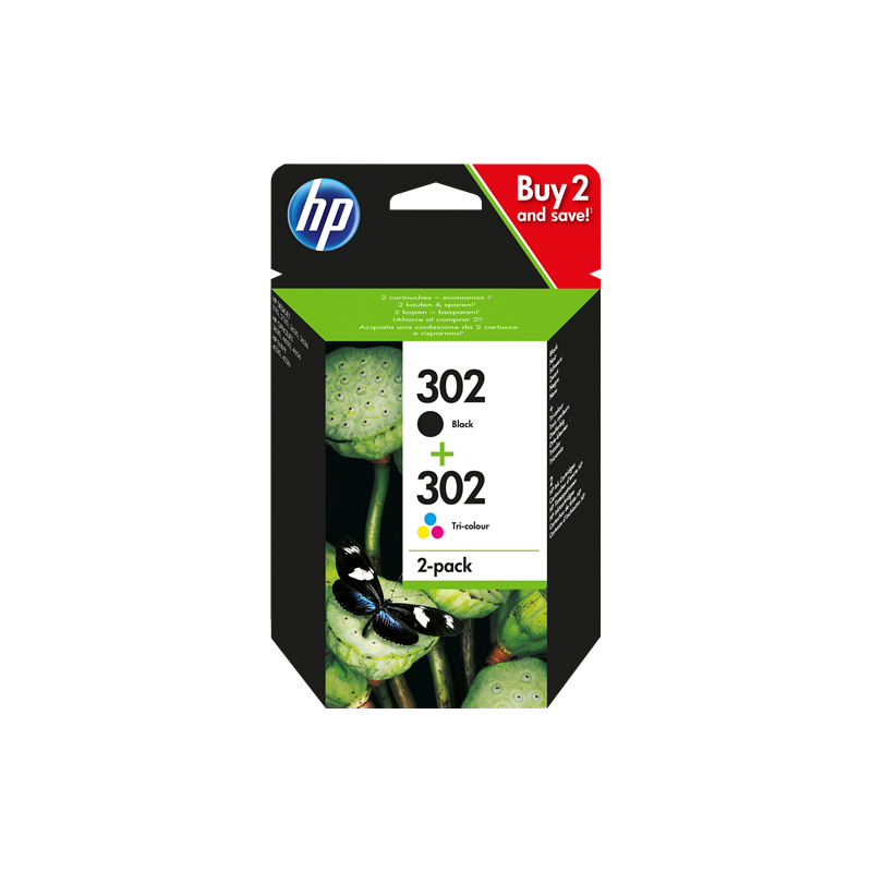 HP 302 Multipack 2 Cartouches Original
