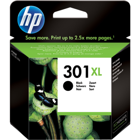 HP 301XL Cartouche Noir Originale 
