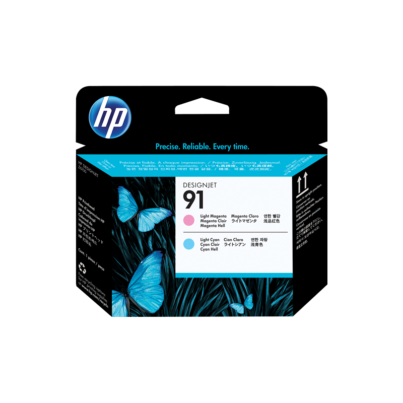 HP 91 Tête d'impression Cyan clair / Magenta clair Originale