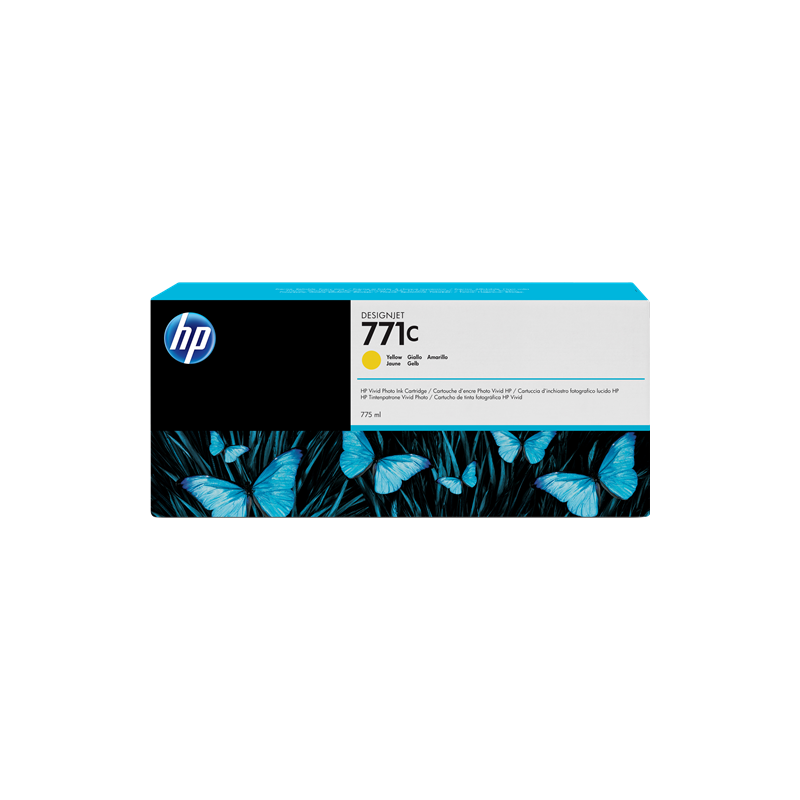 HP 771C Cartouche Jaune Originale