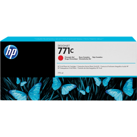 HP 771C Cartouche Rouge Originale 