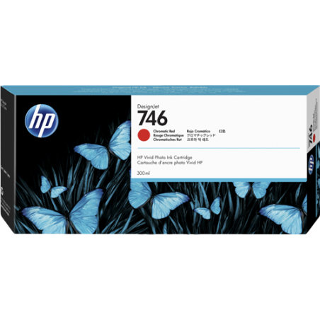 HP 746 Cartouche Rouge Originale 