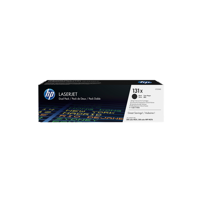 HP 131X Multipack Noir Original