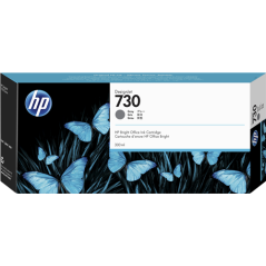 HP 730 Cartouche Gris Originale 