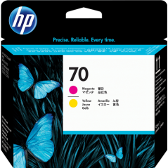 HP 70 Tête d'impression Jaune / Magenta Originale 