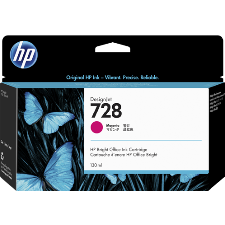 HP 728 Cartouche Magenta Originale 