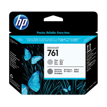 HP 761 Tête d'impression Gris / Gris foncé Originale 