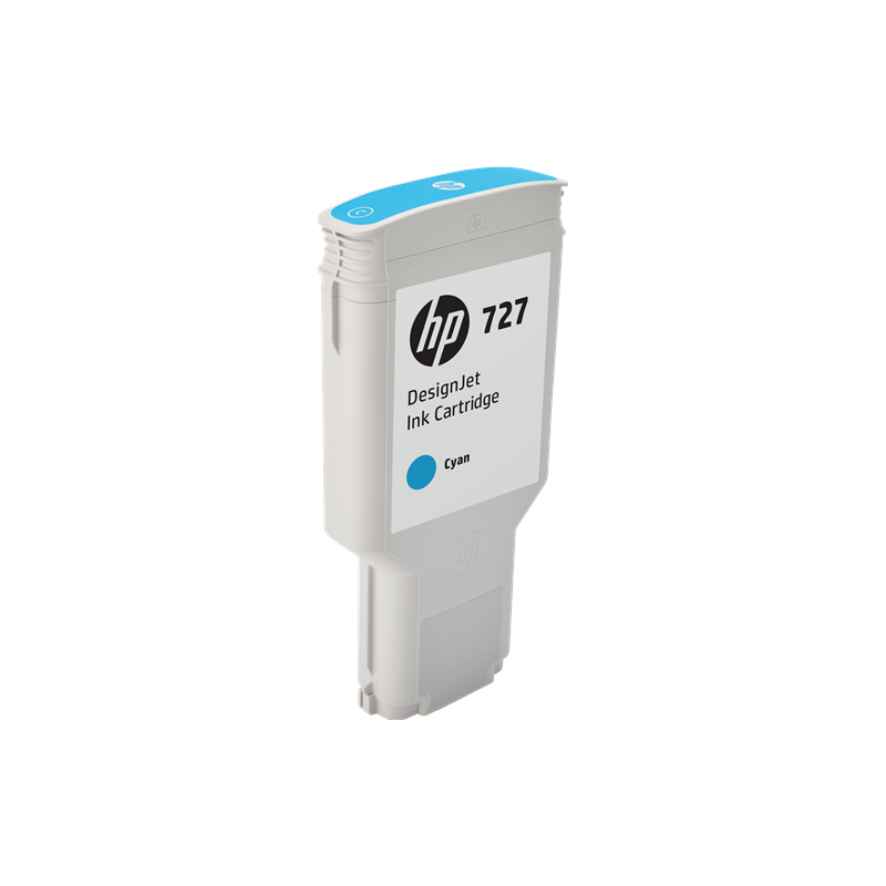 HP 727 Cartouche Cyan 300ml Originale