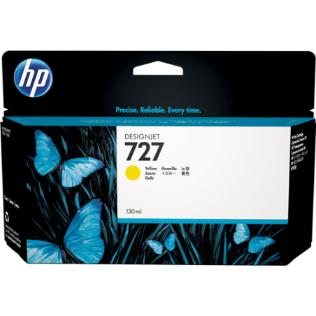 HP 727 Cartouche Jaune Originale 