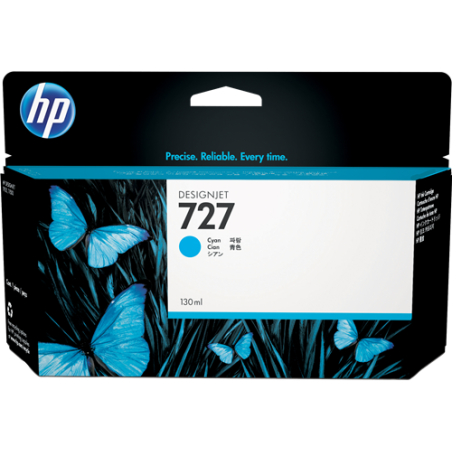 HP 727 Cartouche Cyan Originale 