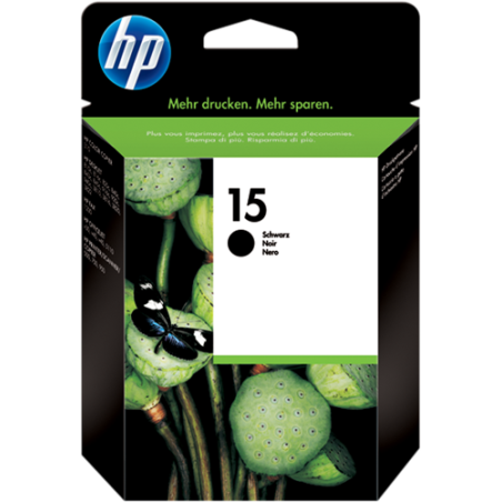HP 15 Cartouche Noir Originale 