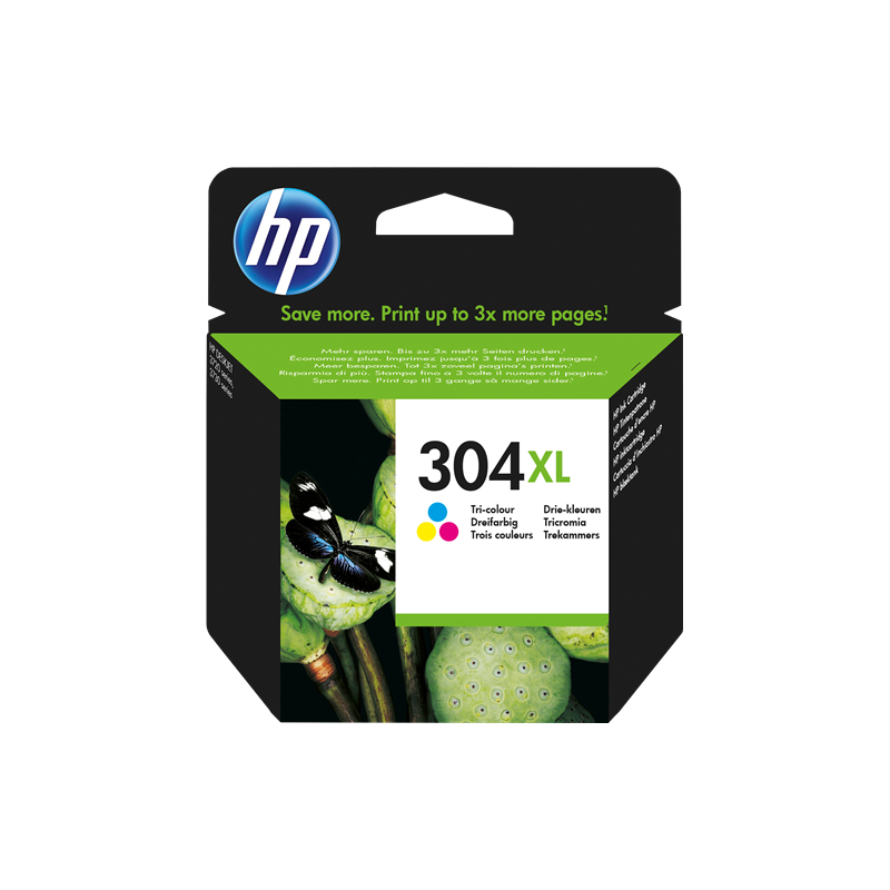 HP 304XL Cartouche Couleur Originale