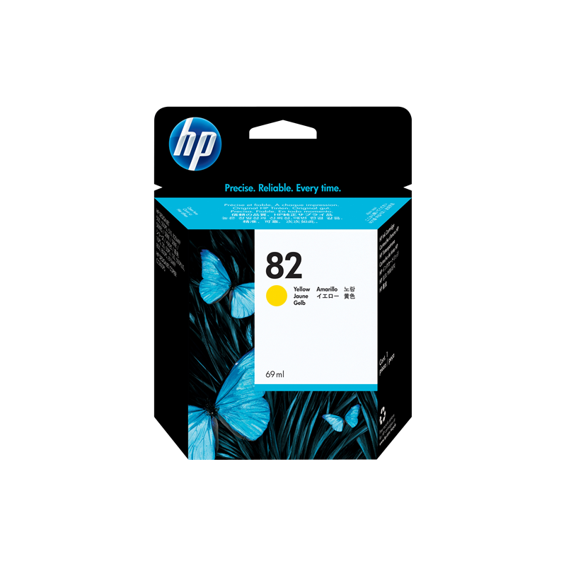 HP 82 Cartouche Jaune Originale