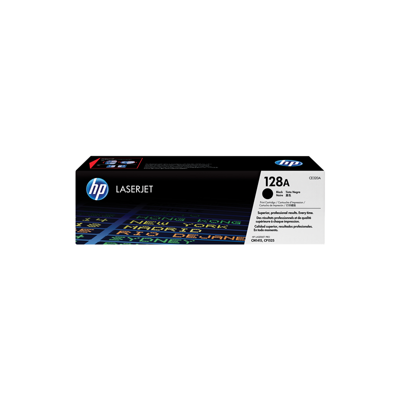 HP 128A Toner Noir Original (CE320A)