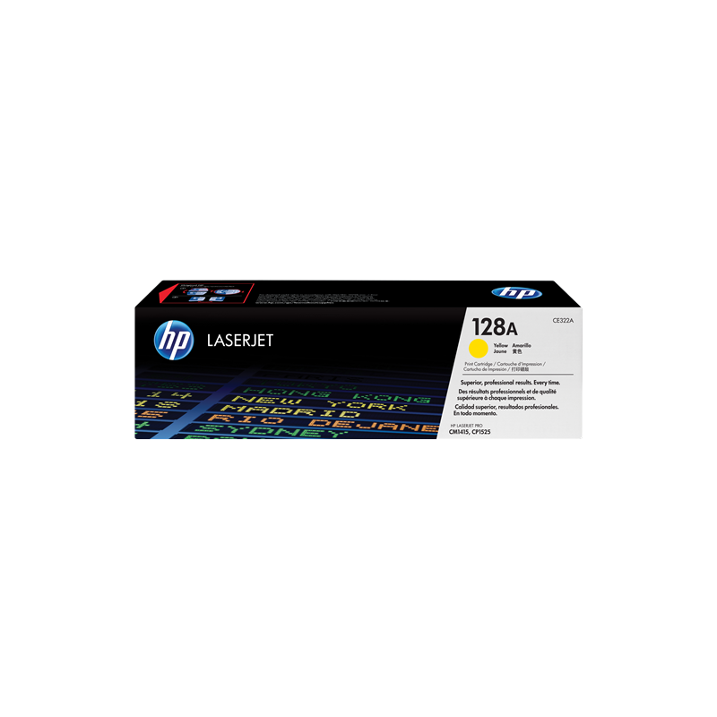 HP 128A Toner Jaune Original (CE322A)