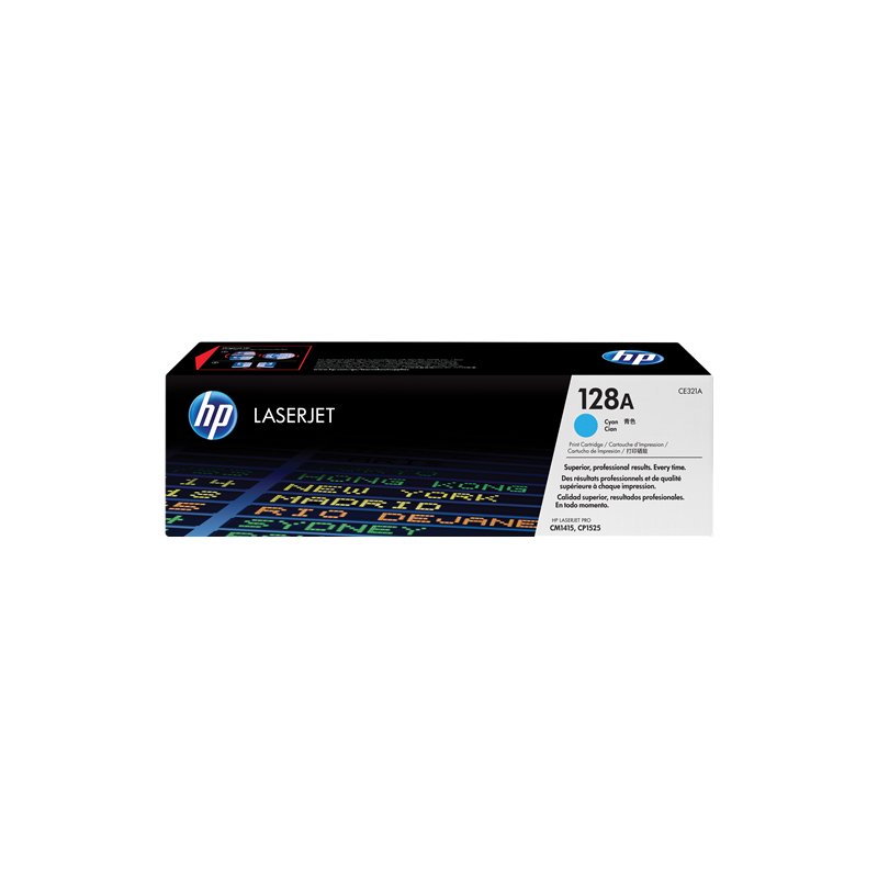 HP 128A Toner Cyan Original (CE321A)