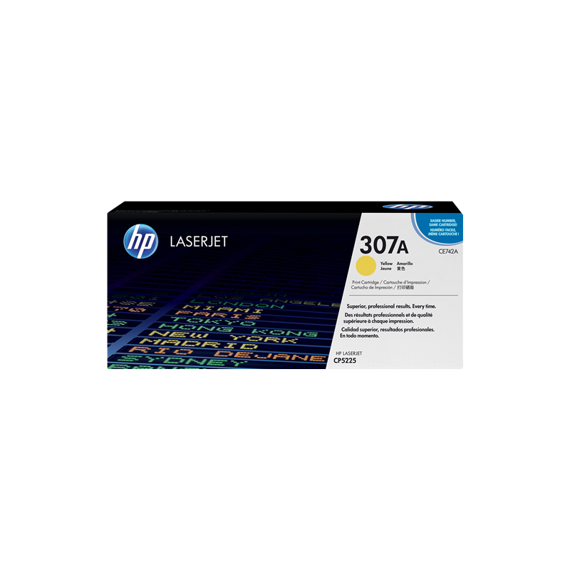HP 307A Toner Jaune Original (CE742A)