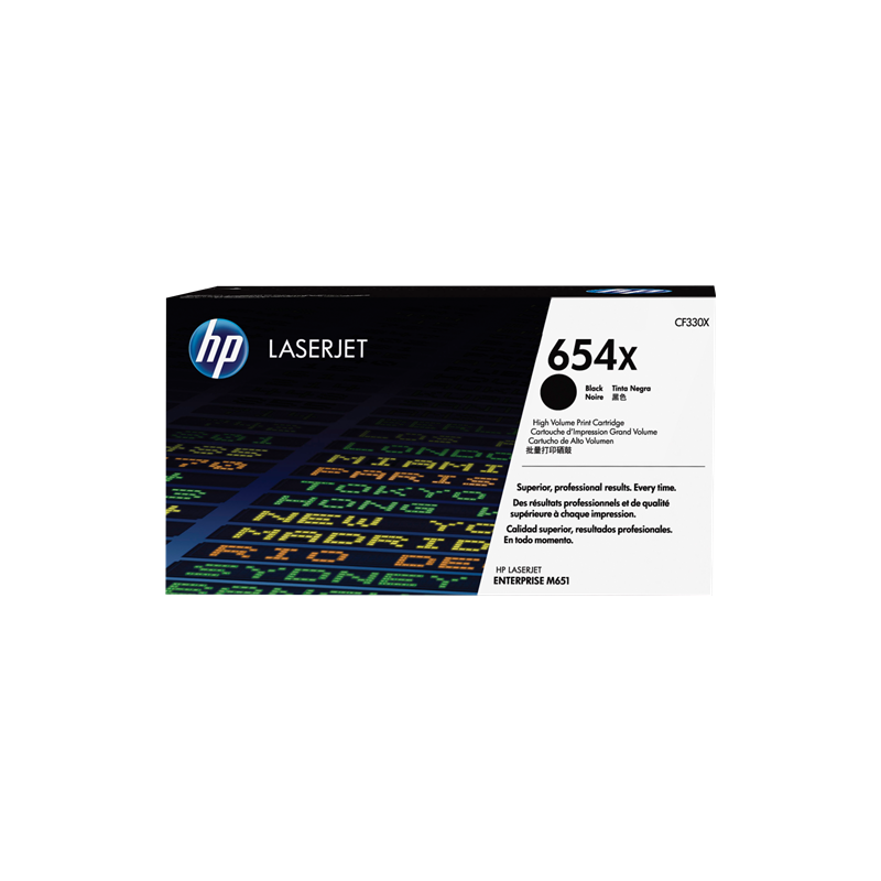 HP 654X Toner Noir Original (CF330X)
