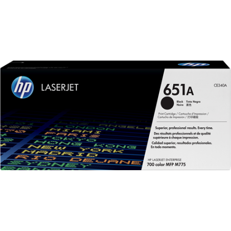 HP 651A Toner Noir Original 