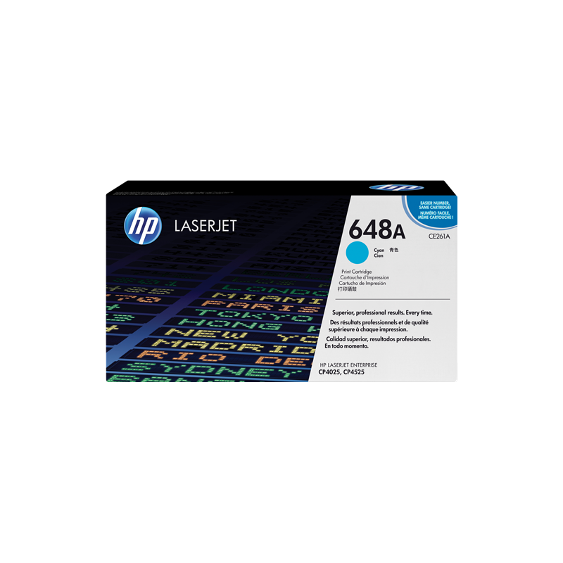 HP 648A Toner Cyan Original (CE261A)