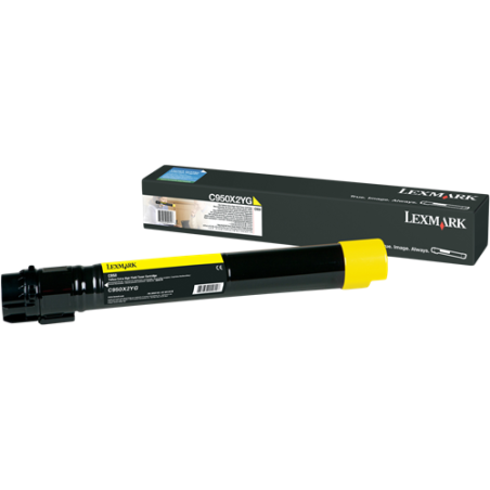 Lexmark X950X2YG Toner Jaune Original 