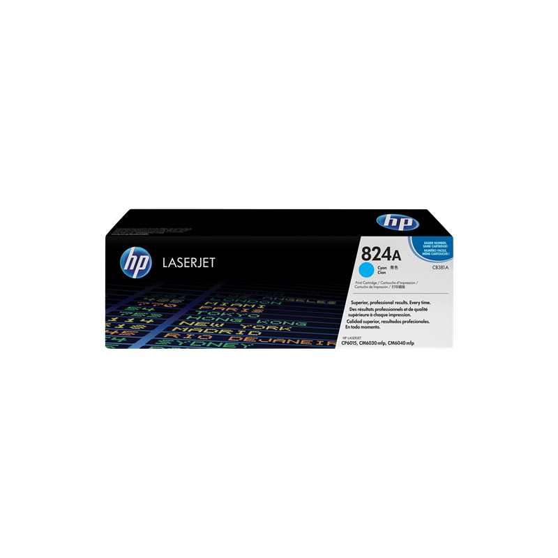 HP 824A Toner Cyan Original (CB381A)